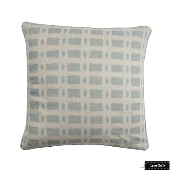 Schumacher Townline Road Pillow With Welting shown in | Etsy added by Spoak Member