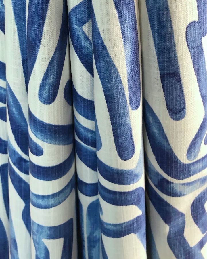 Curtains 5 Colors Shiva Cotton Curtains in Blue Cancun - Etsy added by Bonnie Whitfield