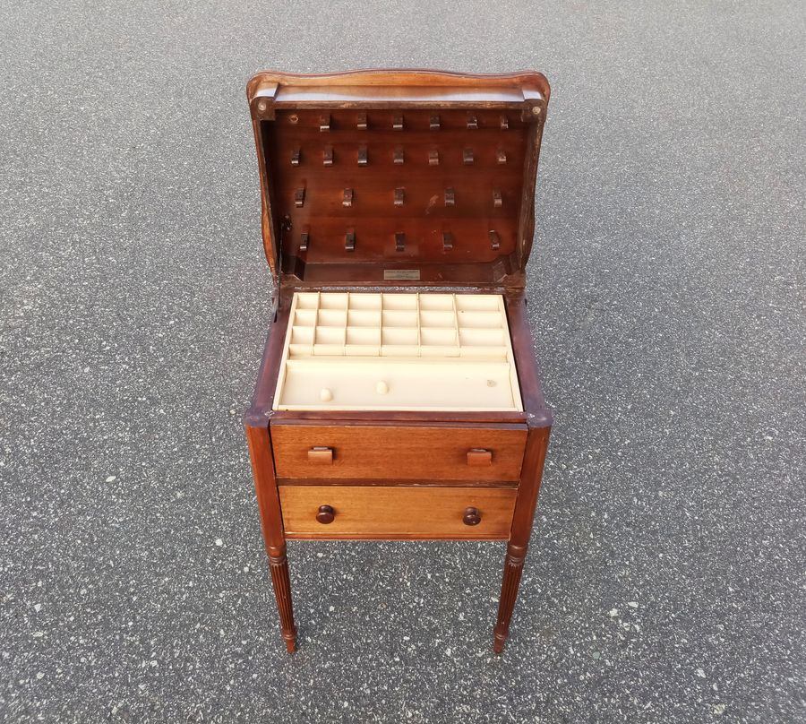 Vintage Wood Sewing Cabinet Storage Organizer added by Spoak Member