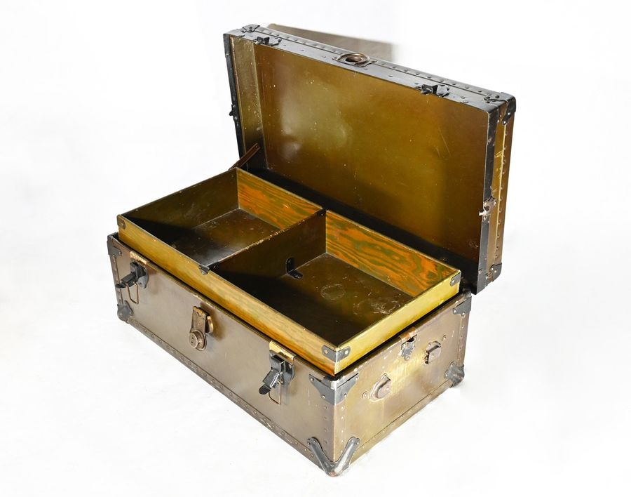 Vintage Antique Excelsior Organizer Locker Travel Storage Trunk Deco era - No Lock added by Spoak Member