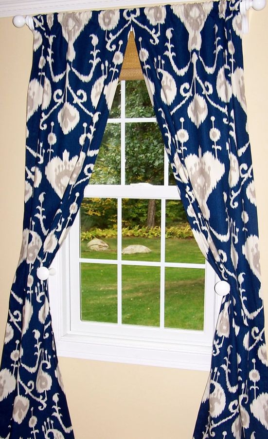 Blue Curtains, 24" x 84" added by Kate Lynn Nemett