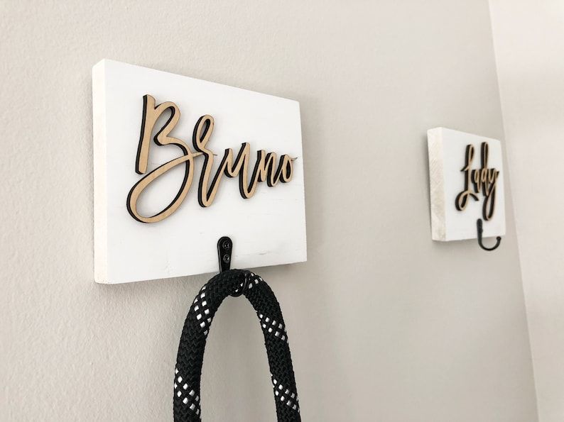 Personalized Dog Leash Holder added by Spoak Member