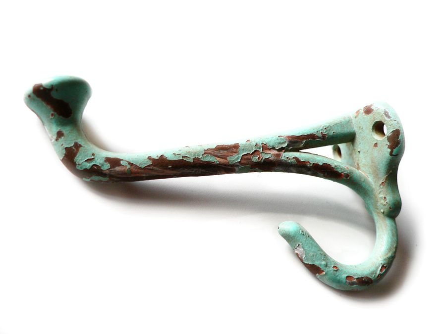 Coat hook green shabby long hook Coat hook added by Spoak Member