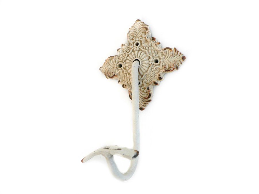 Wardrobe Hook Coat Hook Shabby White Metal Hook Coat Hook Oriental Indian added by Spoak Member