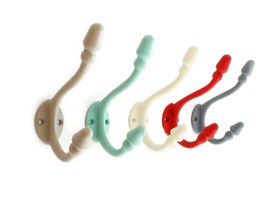 Coat hooks London Hooks Double hooks Coat hooks Wall hooks colorful matt added by Spoak Member