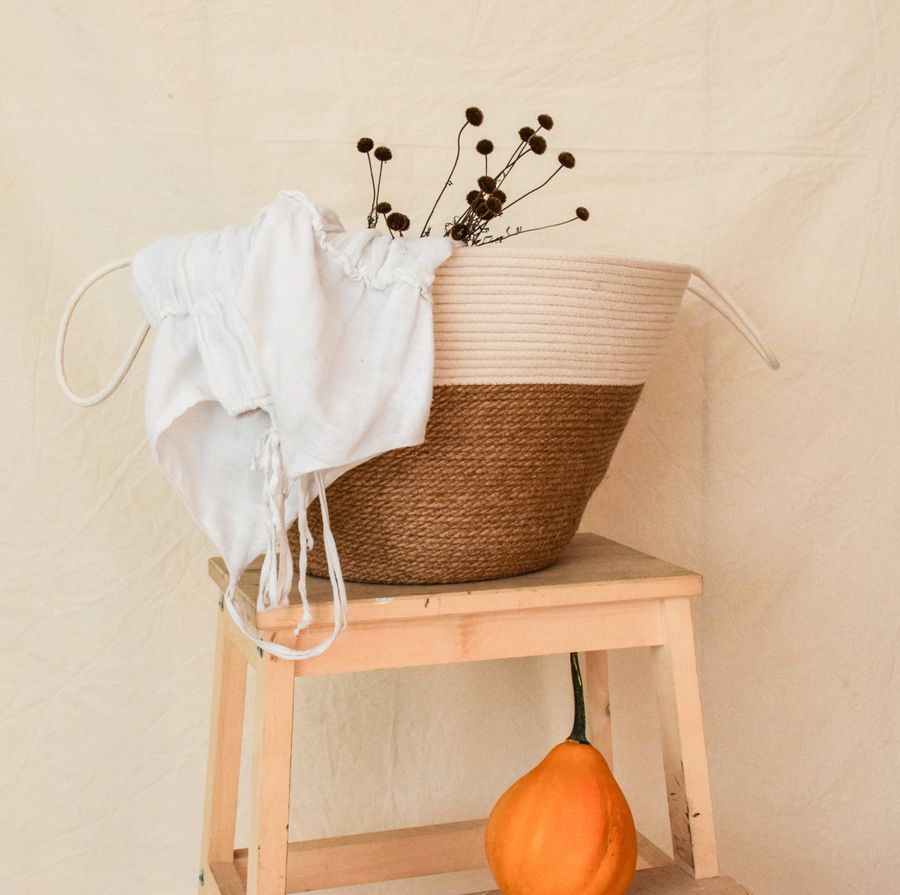 Straw Storage Basket, Jute Storage Basket, Minimal Storage Basket, Natural Handwoven Basket, Laundry Hamper Basket, Rustic Storage Basket added by Spoak Member