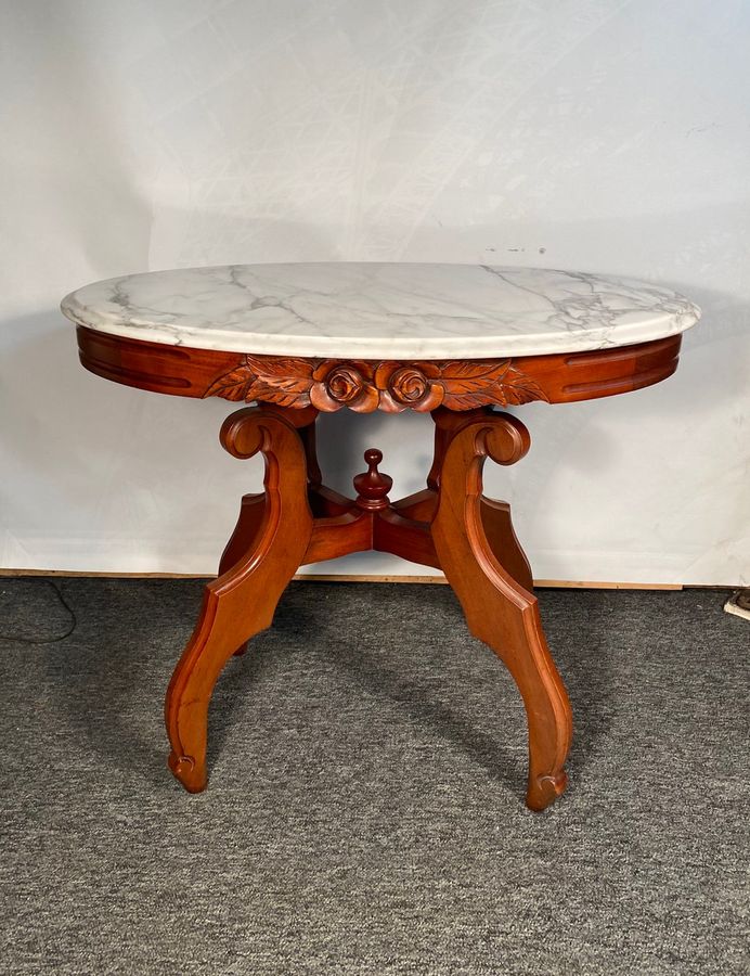 Victorian Style Carved Marble Top Table Crump Carving Shop - Etsy added by Stacy DeMeester