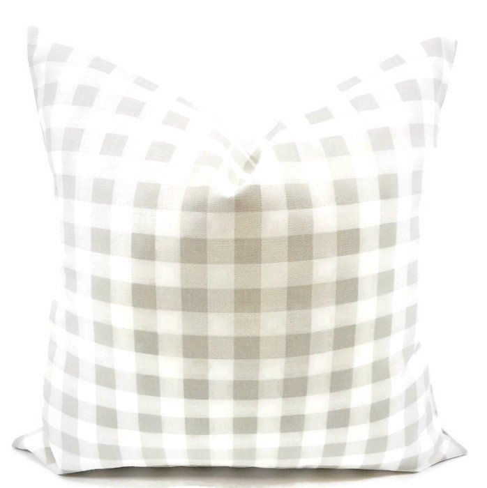 FARMHOUSE PILLOW COVER, Grey Pillow cover, French Grey Pillow,French Pillow cover, Throw Pillow cover, Sofa Pillow Cover, Farmhouse Decor added by Spoak Member