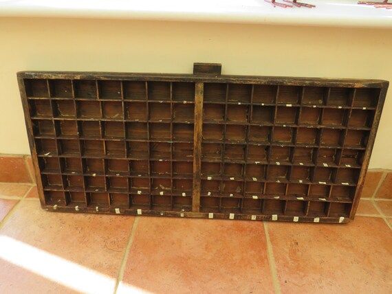 Large Wooden Letter Press Tray added by Emma Kitching