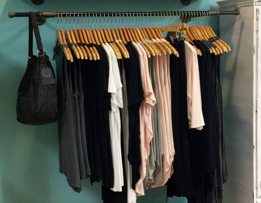 Various length Clothing Bar, Retail Fixture, Rustic Industrial Pipe Rack, Garment Rack, Farmhouse Clothing fixture,  Clothes Hanger bar added by Spoak Member