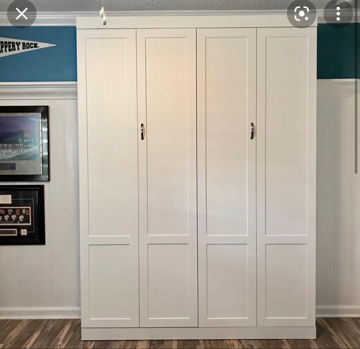 Pin by Michelle Jue Yu on Murphy bed front | Tall cabinet storage, Storage cabinet, Murphy bed added by Jazzy Matthews