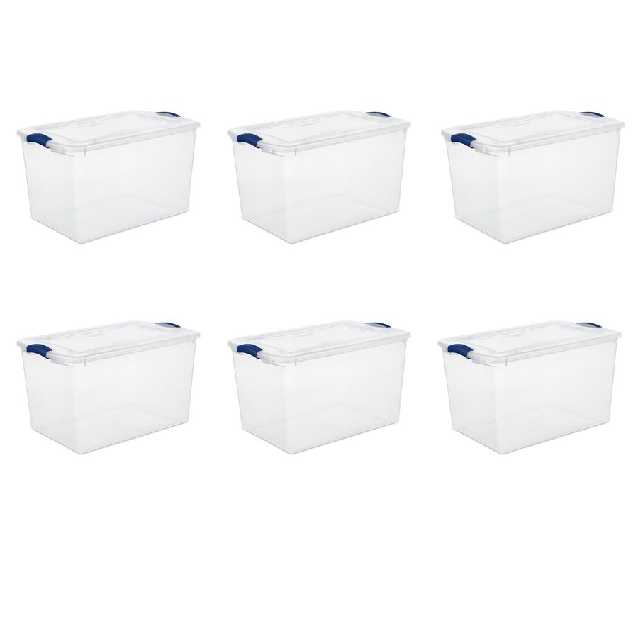 Sterilite 66 Qt. Latch Box Stadium Blue Set of 6 added by Spoak Member