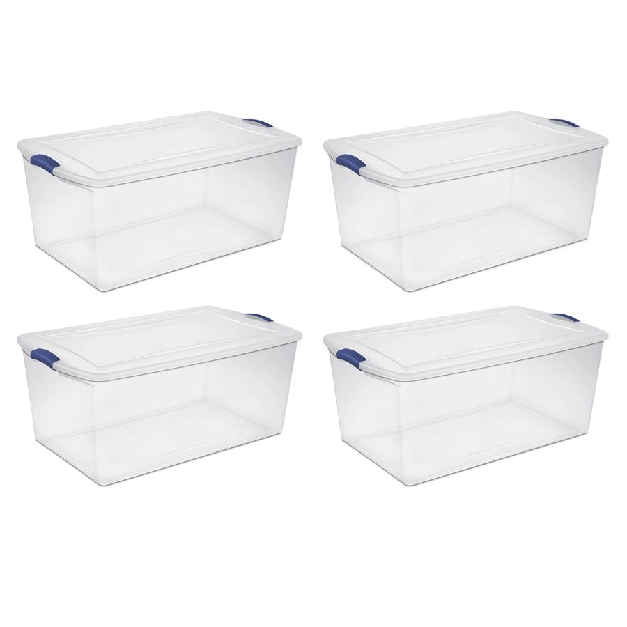 Sterilite 105 Qt. Latch Box Stadium Blue Set of 4 added by Spoak Member
