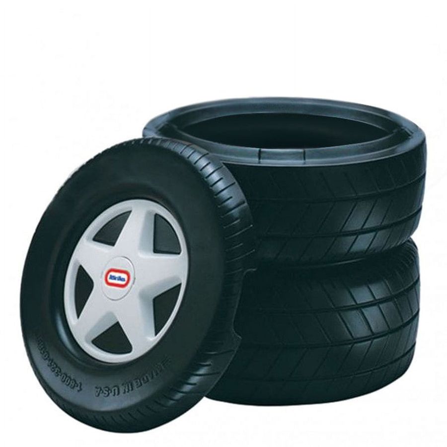 Little Tikes Classic Racing Tire Plastic Toy Chest, Black added by Teila Brown
