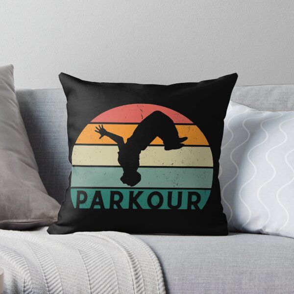 parkour at sunset Throw Pillow by Valeta85 added by Bridgette Pickering