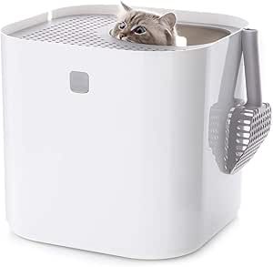 Modkat Litter Box, Top-Entry, Includes Scoop and Reusable Liner added by Spoak Member
