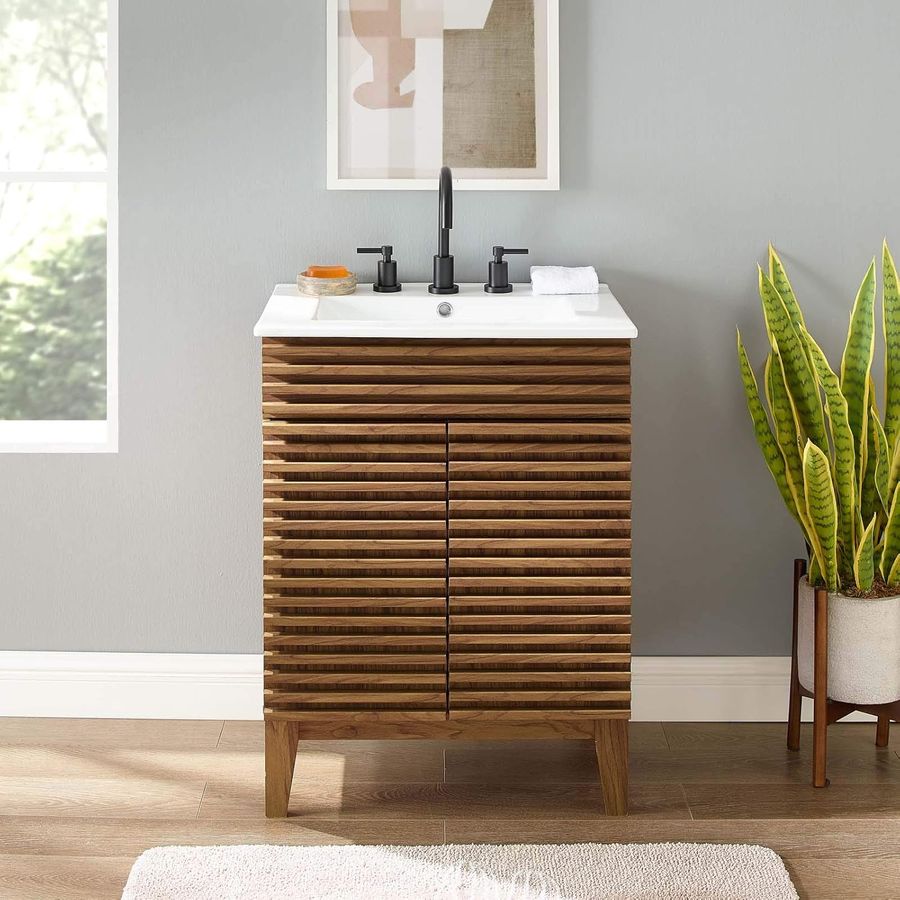 Wood vanity added by Spoak Member