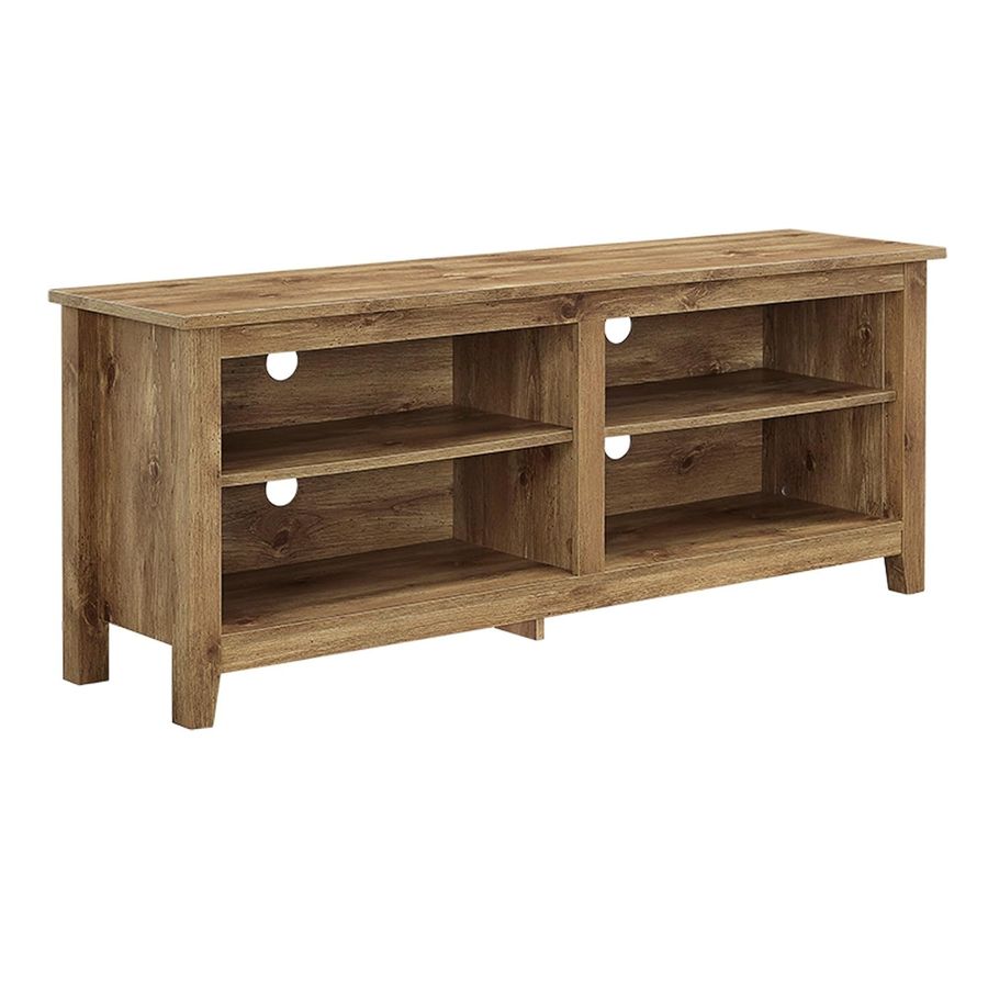 ModHaus Living Modern Wooden 60 inch Media Cabinet TV Stands with Adjustable Shelves - Includes Pen added by Spoak Member
