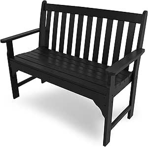 POLYWOOD GNB48BL Vineyard 48" Bench, Black added by Spoak Member