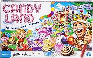 Hasbro Gaming Candy Land Kingdom Of Sweet Adventures Board Game For Kids Ages 3 & Up (Amazon Exclusive), Red added by Spoak Member