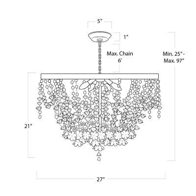 Vanessa Basin Chandelier by Regina Andrew at Lumens.com added by Maria Delucia