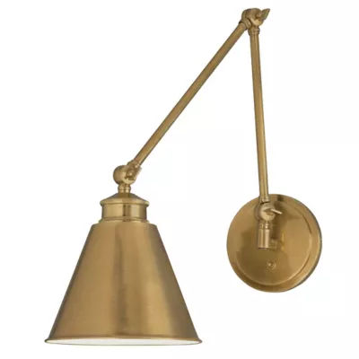 Aidan Swing Arm Wall Sconce by Norwell Lighting at Lumens.com added by Liz Kirby