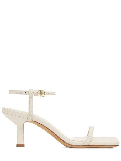 65mm invisible leather sandals - ANINE BING - Women | Luisaviaroma added by Sarah Jackson