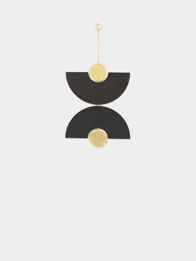 Double Arc Wall Hanging — Black Patina / Brass added by Spoak Member
