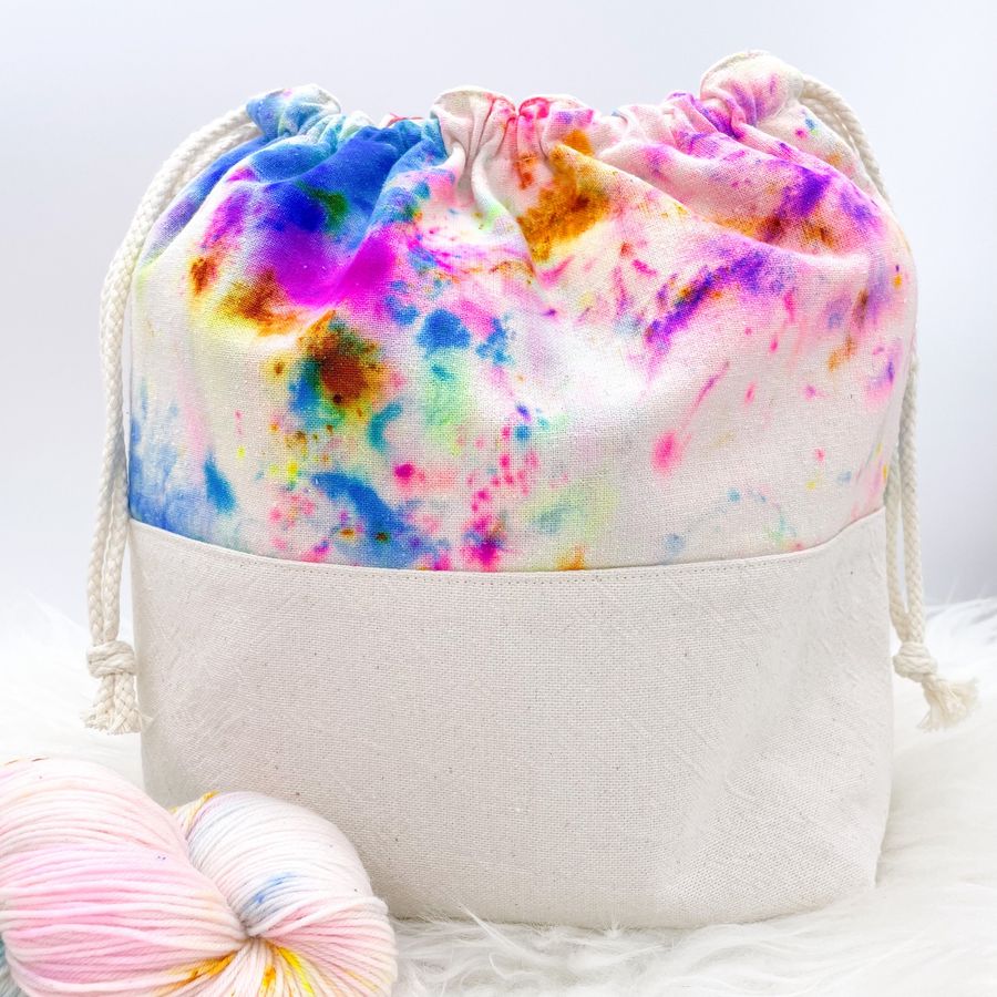 Hand dyed project bag added by Spoak Member