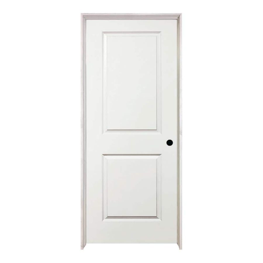 Steves & Sons 2-Panel Squaretop 24 in. x 80 in. Left-Hand Smooth Hollow Core White Primed Composite SJ Single Prehung Interior Door J62-2KWADARJL-LH added by Jamie Moon