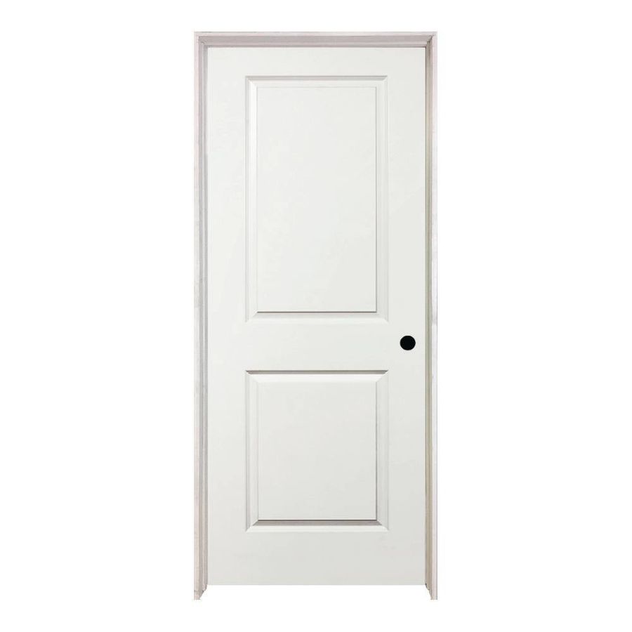 Steves & Sons 2-Panel Squaretop 30 in. x 80 in. Left-Hand Smooth Hollow Core White Primed Composite SJ Single Prehung Interior Door M62-2KWADARJL-LH added by Jamie Moon