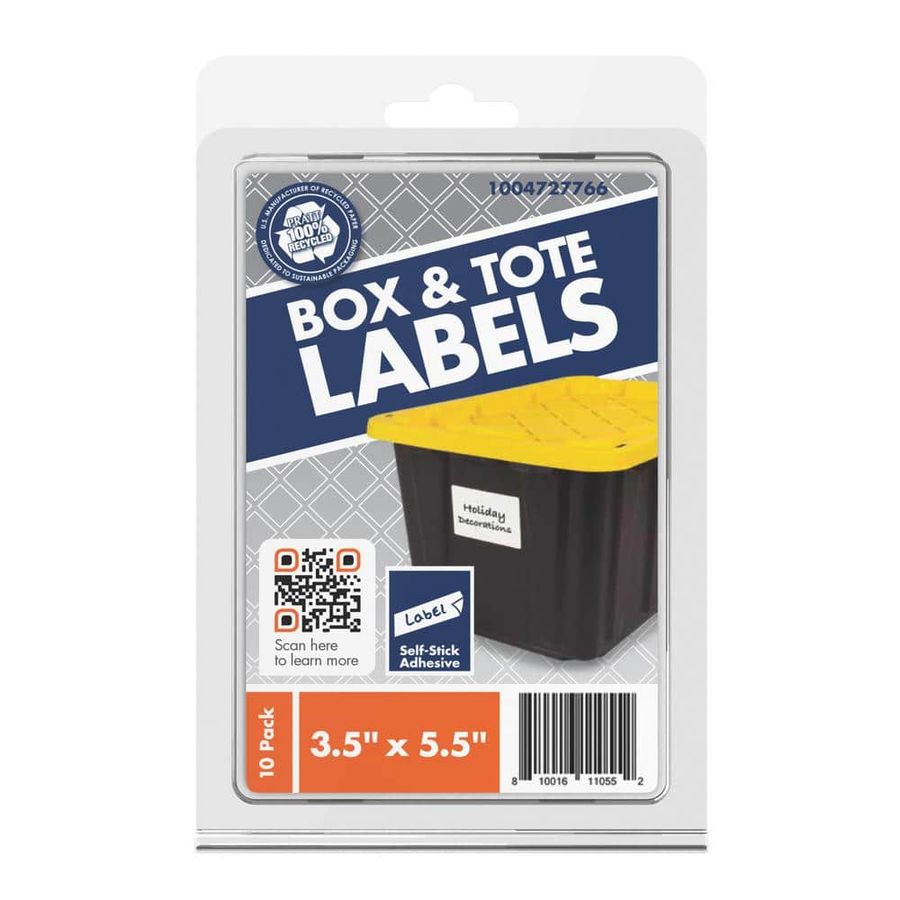 Pratt Retail Specialties 3.5 in. x 5.5 in. Box and Tote Labels 3.5x5.5LBL added by Rachel Fedorov