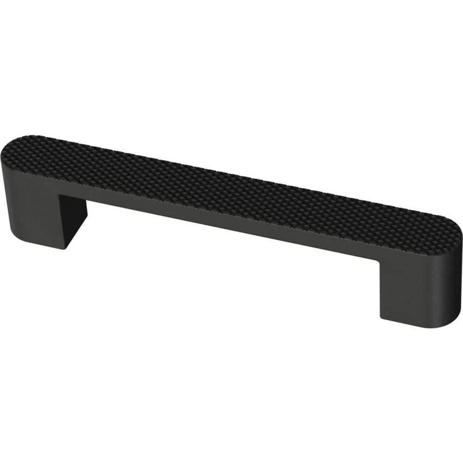 Liberty Modern Knurled 4 in. or 5-1/16 in. (102 mm/128 mm) Matte Black Dual Mount Drawer Pull P43225C-FB-CP - The Home Depot added by Spoak Member