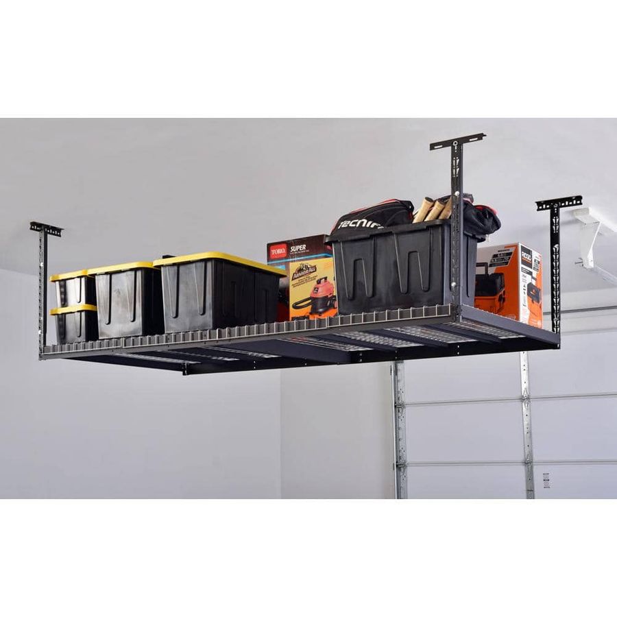 Husky Adjustable Height Overhead Ceiling Mount Garage Rack in Black (42 in. H x 96 in. W x 48 in. D) ACR4896B added by Rachel Fedorov