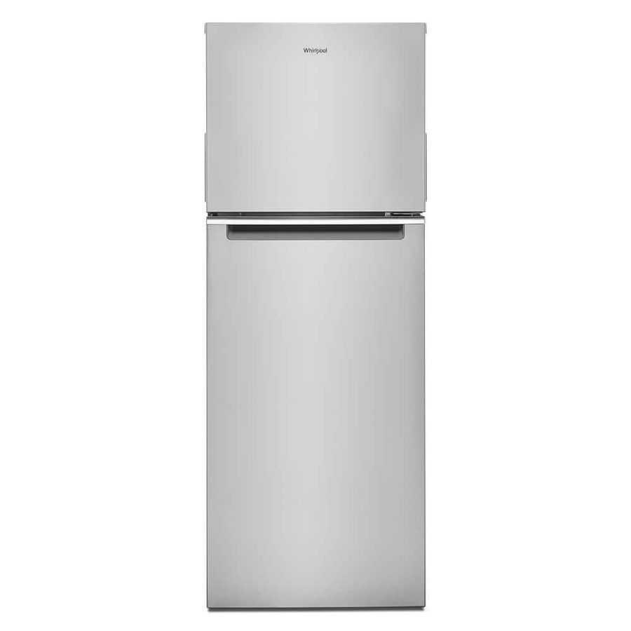 Whirlpool 12.9 cu. ft. Built-In and Standard Top Freezer Refrigerator in Fingerprint Resistant Stainless Steel WRT313CZLZ - The Home Depot added by Holly Kamstra