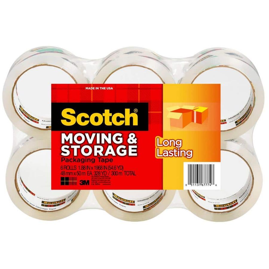 Scotch 1.88 in. x 163.8 ft. Long Lasting Storage Packaging Tape (6-Pack) 3650-6 added by Rachel Fedorov
