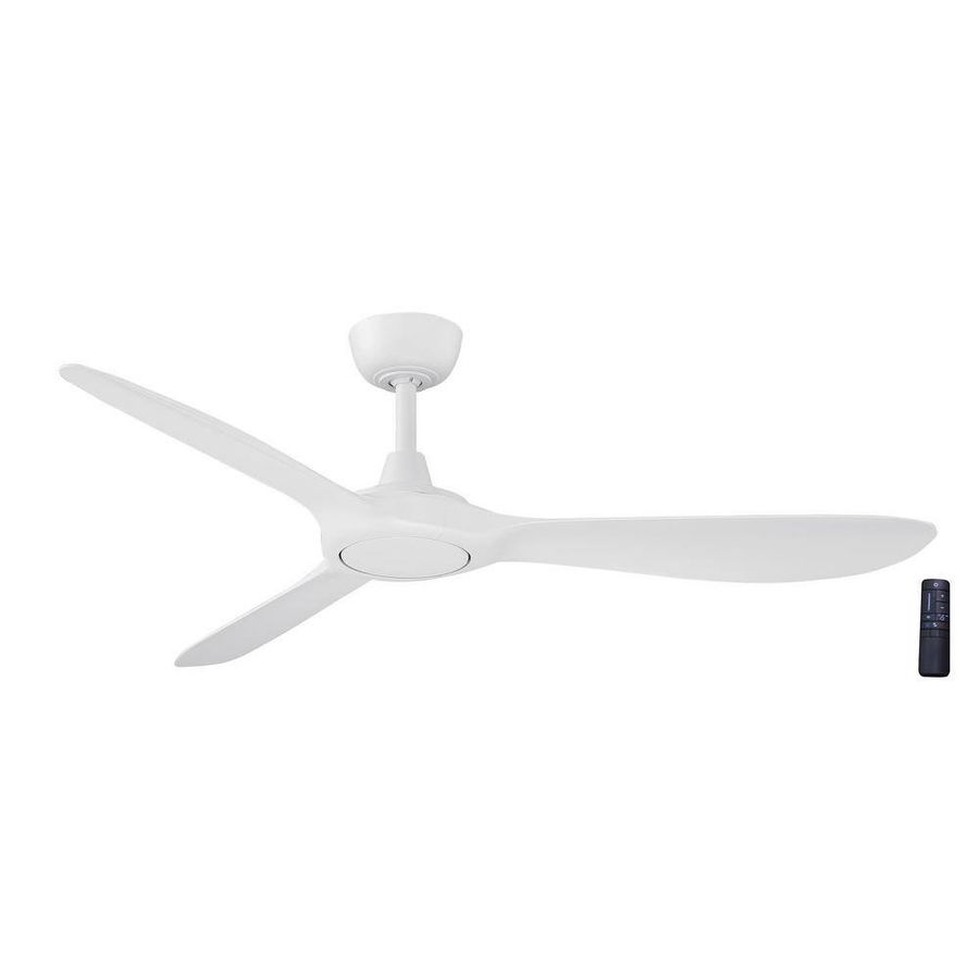 Home Decorators Collection Tager 52 in. Indoor/Outdoor Matte White Smart Ceiling Fan with Remote Control Powered by Hubspace N383A-MWH - The Home Depot added by Emily York