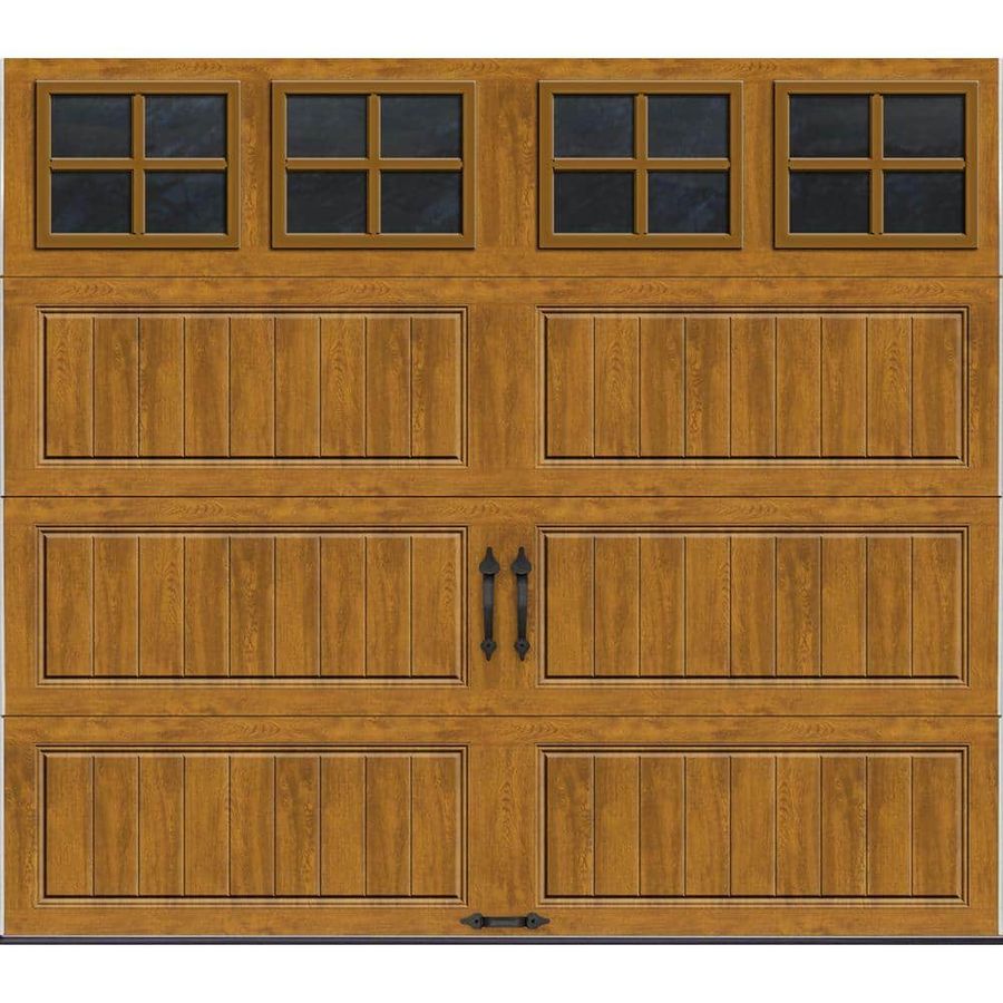 Clopay Gallery Collection 8 ft. x 7 ft. 18.4 R-Value Intellicore Insulated Ultra-Grain Medium Garage Door with SQ22 Window GR2LU_MO_SQ22 added by Spoak Member