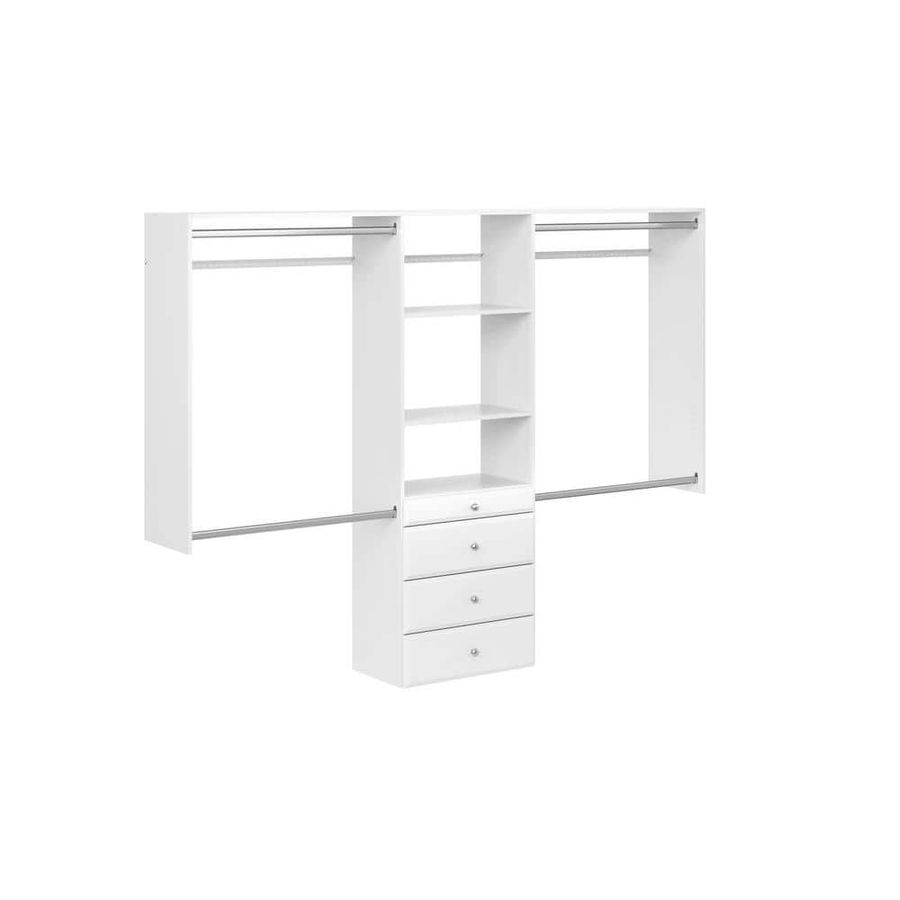 Closet Evolution Ultimate 60 in. W - 96 in. W Tower Wall Mount 6-Shelf Wood Closet System WH19 - The Home Depot added by Rachel Fedorov