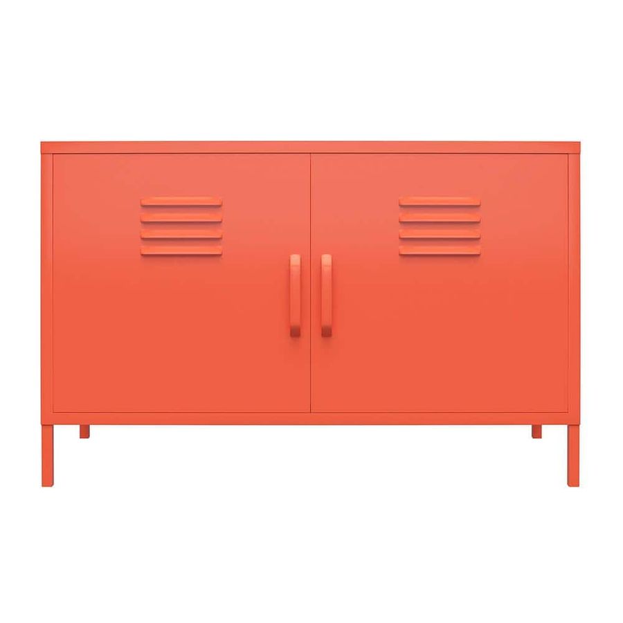 Cache Orange 2-Door Metal Locker Accent Cabinet added by Spoak 