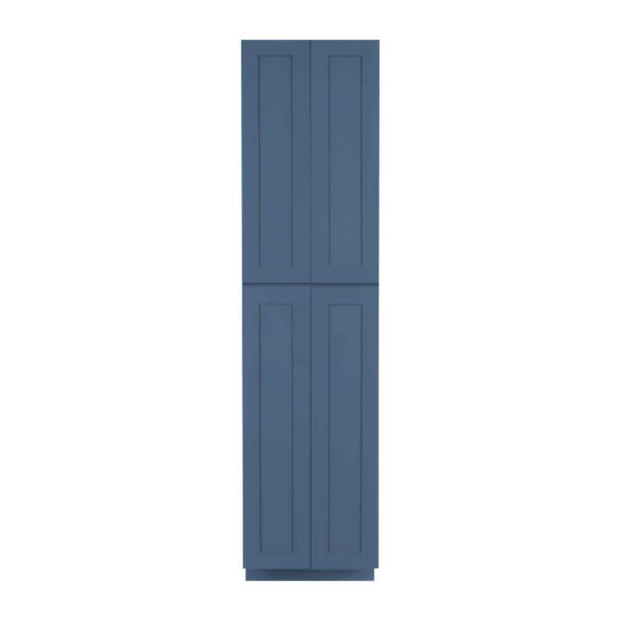 LIFEART CABINETRY Lancaster Blue Plywood Shaker Stock Assembled Tall Pantry Kitchen Cabinet 24 in. W x 90 in. D H x 27 in. D ALB-PC2490 added by Taylor Doyle