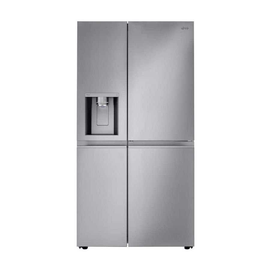 LG 27 cu .ft. Side by Side Refrigerator w/ Door-in-Door, Pocket Handles, and Craft Ice in PrintProof Stainless Steel LRSDS2706S - The Home Depot added by Hilary Finn