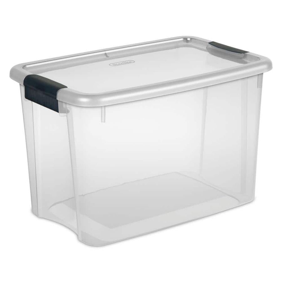 Sterilite 30 Qt. Latch Storage Box 19858606 - The Home Depot added by Rachel Fedorov