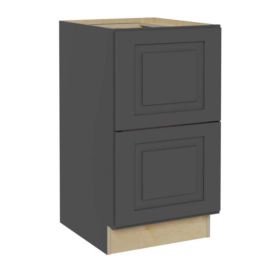 Home Decorators Collection Grayson Deep Onyx Plywood Shaker Stock Assembled Drawer Base Kitchen Cabinet St Cls Desk 18 in. x 28.5 in. x 21 in. DDR18-GDO - The Home Depot added by Emily York