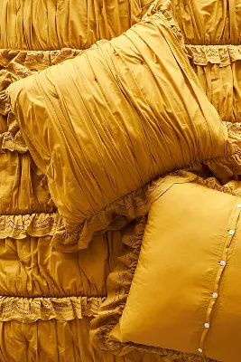 Astride Ruffled Voile Euro Sham added by Spoak Member