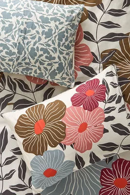 McKenzie Parrott Organic Cotton Printed Floral Sham, Set of 2 added by Spoak Member