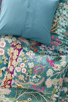 Paradise Cotton-Slub Floral Printed Shams, Set of 2 added by Spoak Member