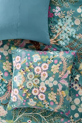 Paradise Cotton-Slub Floral Printed Euro Sham added by Spoak Member