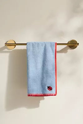 Hana Bug Embroidered Cotton Terry Hand Towel added by Spoak Member