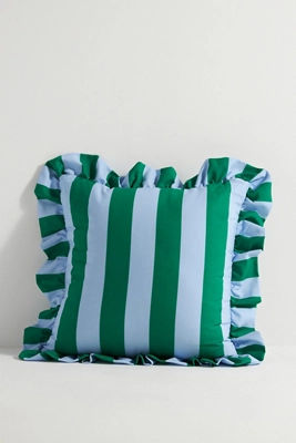 Maeve by Anthropologie Striped Ruffle Indoor/Outdoor Pillow added by Spoak Member